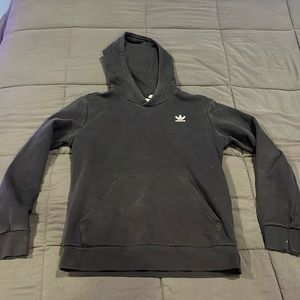 Adidas Boys’ Trefoil Essentials Hoodie Size YL in Black